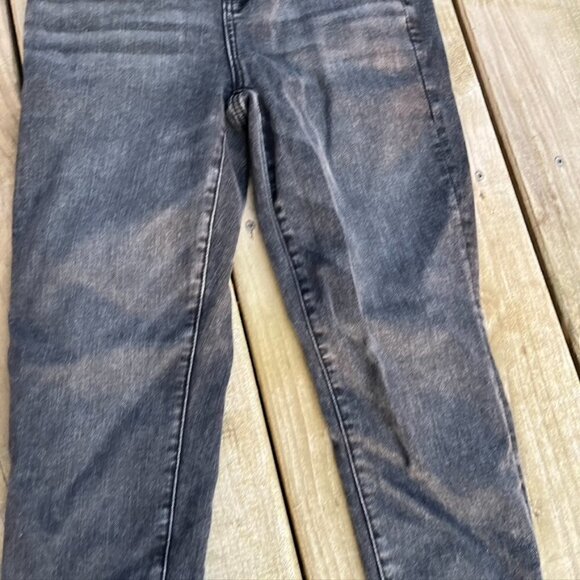 American Eagle Black Distressed Hi-Rise Jegging Curvy Jeans Size 4 - Picture 4 of 10